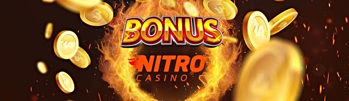 Nitro Casino logo banner