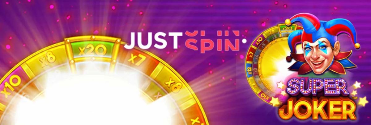 Justspin kaszinó banner